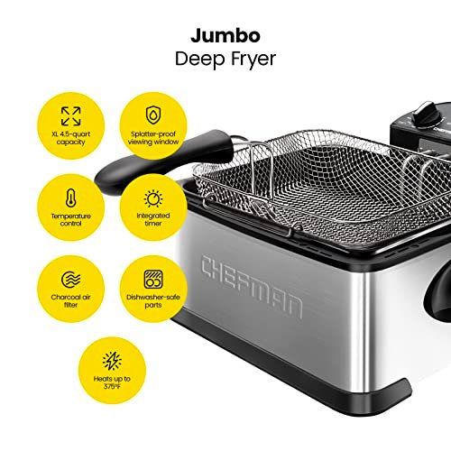 Chefman 4.5 Liter Deep Fryer Review - Model 4.5 Liter Deep Fryer Chefman 4.5 Liter Deep Fryer Review - Model 4.5 Liter Deep Fryer
