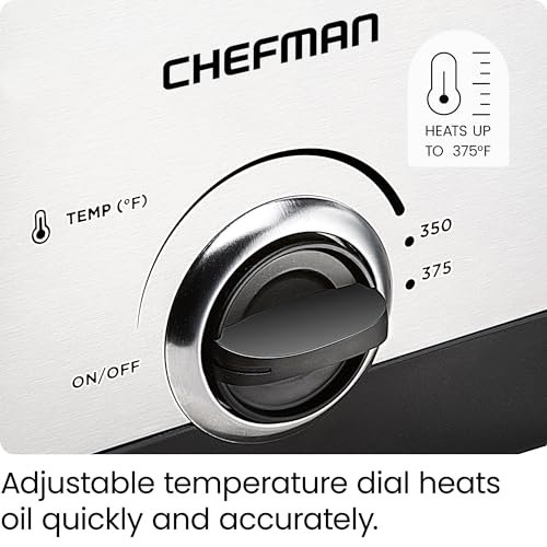 Chefman Fry Guy Fryer RJ07-15-SS Review Compact Stainless Design and Adjustable Features Chefman Fry Guy Fryer RJ07-15-SS Review Compact Stainless Design and Adjustable Features