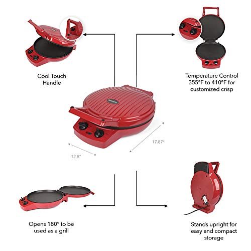 Courant CPM1240R Pizza Maker Review - Versatile 12-Inch Cooker and Grill Courant CPM1240R Pizza Maker Review - Versatile 12-Inch Cooker and Grill