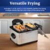 Elite Gourmet EDF-401T Immersion Deep Fryer Review with Triple Basket Design Elite Gourmet EDF-401T Immersion Deep Fryer Review with Triple Basket Design