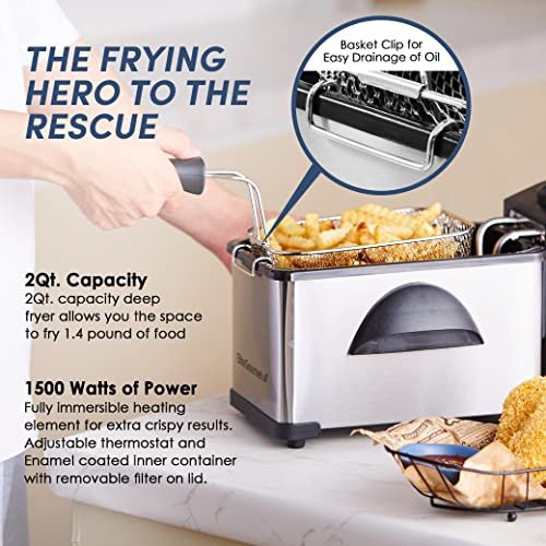 Elite Gourmet EDF2100 Electric Immersion Deep Fryer Review – Compact and Efficient Elite Gourmet EDF2100 Electric Immersion Deep Fryer Review – Compact and Efficient
