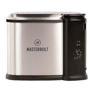 Masterbuilt® 3-in-1 10 Liter XL Electric Fryer, Boiler and Steamer Combination with Drain Basket and Breakaway Safety Cord in Stainless Steel, Model MB20012420 Masterbuilt® 3-in-1 10 Liter XL Electric Fryer, Boiler and Steamer Combination with Drain Basket and Breakaway Safety Cord in Stainless Steel, Model MB20012420