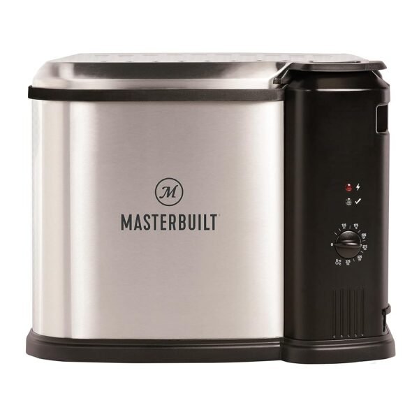 MasterbuiltĀ® 3-in-1 10 Liter XL Electric Fryer, Boiler and Steamer Combination with Drain Basket and Breakaway Safety Cord in Stainless Steel, Model MB20012420 MasterbuiltĀ® 3-in-1 10 Liter XL Electric Fryer, Boiler and Steamer Combination with Drain Basket and Breakaway Safety Cord in Stainless Steel, Model MB20012420