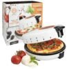 MasterChef Electric 12" Pizza Maker- Cook Homemade Calzones, Quesadillas & Cookies! Rotating Nonstick Plate for Even Baking- Adjustable Temp Control for Crispy Crust- Indoor or... MasterChef Electric 12" Pizza Maker- Cook Homemade Calzones, Quesadillas & Cookies! Rotating Nonstick Plate for Even Baking- Adjustable Temp Control for Crispy Crust- Indoor or...