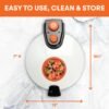 MasterChef EPM-034 Review Rotating Pizza Maker for Homemade Calzones and More MasterChef EPM-034 Review Rotating Pizza Maker for Homemade Calzones and More