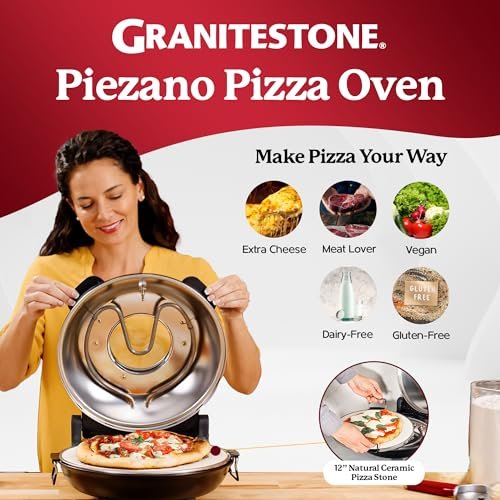 Piezano 1424 Review Granitestone Crispy Crust 12-Inch Electric Pizza Oven Insights Piezano 1424 Review Granitestone Crispy Crust 12-Inch Electric Pizza Oven Insights