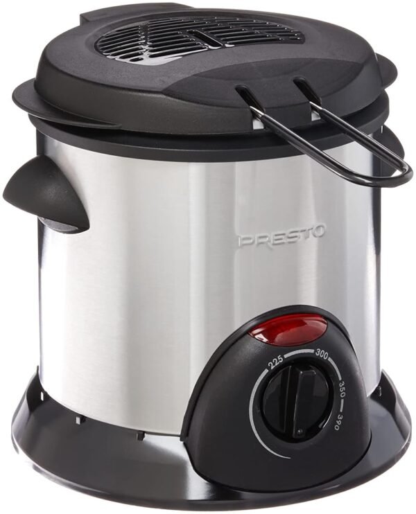 Presto 05470 Stainless Steel Electric Deep Fryer, Silver Presto 05470 Stainless Steel Electric Deep Fryer, Silver