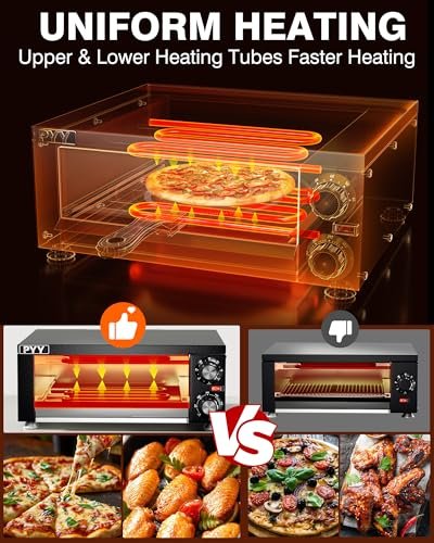 PYY Electric Pizza Oven Review Indoor Countertop Model for Home and Commercial Use PYY Electric Pizza Oven Review Indoor Countertop Model for Home and Commercial Use