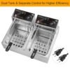 ROVSUN Deep Fryer-1 Review 22.8QT Stainless Steel Commercial Double Fryer ROVSUN Deep Fryer-1 Review 22.8QT Stainless Steel Commercial Double Fryer
