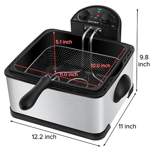 Secura L-DF401B-T 1700-Watt Deep Fryer Review: Features and Performance Secura L-DF401B-T 1700-Watt Deep Fryer Review: Features and Performance