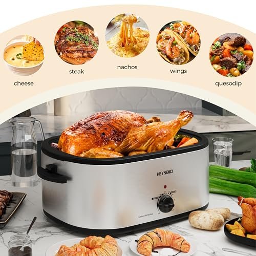 28 Quart Electric Roaster Oven Kiss the Water Review Defrost Warm Function and Adjustable Temperature 28 Quart Electric Roaster Oven Kiss the Water Review Defrost Warm Function and Adjustable Temperature