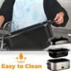 28 Quart Electric Roaster Oven Kiss the Water Review Defrost Warm Function and Adjustable Temperature 28 Quart Electric Roaster Oven Kiss the Water Review Defrost Warm Function and Adjustable Temperature