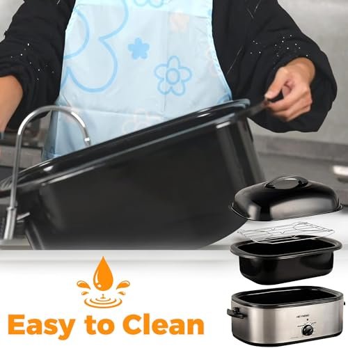 28 Quart Electric Roaster Oven Kiss the Water Review Defrost Warm Function and Adjustable Temperature 28 Quart Electric Roaster Oven Kiss the Water Review Defrost Warm Function and Adjustable Temperature