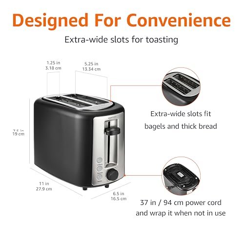 Amazon Basics 2 Slice Toaster Review Exploring 6 Shade Settings and Bagel Features Amazon Basics 2 Slice Toaster Review Exploring 6 Shade Settings and Bagel Features