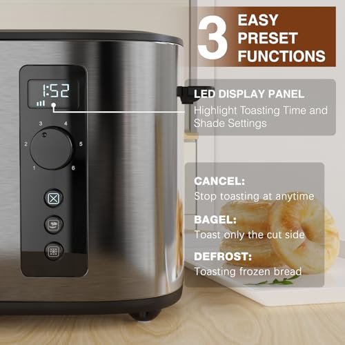 Anfilank 2 Slice Toaster Review Best Extra Wide Slot Toaster With Digital Timer Anfilank 2 Slice Toaster Review Best Extra Wide Slot Toaster With Digital Timer