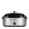 AROMA® 20Qt. Roaster Oven with Self-Basting Lid, Fits 24-lb. Turkey, Adjustable Temperature Settings, Keep Warm Setting, Stainless Steel (ART-720S) AROMA® 20Qt. Roaster Oven with Self-Basting Lid, Fits 24-lb. Turkey, Adjustable Temperature Settings, Keep Warm Setting, Stainless Steel (ART-720S)