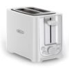 BELLA 2 Slice Toaster with Auto Shut Off - Extra Wide Slots & Removable Crumb Tray and Cancel, Defrost & Reheat Function - Toast Bread, Bagel & Waffle, White BELLA 2 Slice Toaster with Auto Shut Off - Extra Wide Slots & Removable Crumb Tray and Cancel, Defrost & Reheat Function - Toast Bread, Bagel & Waffle, White