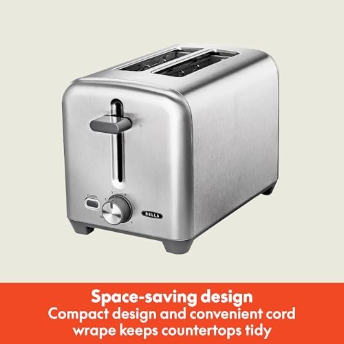 bella Stainless Steel 2 Slice Toaster Review Six Browning Options and Extra Wide Slots bella Stainless Steel 2 Slice Toaster Review Six Browning Options and Extra Wide Slots