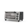 BLACK+DECKER 4-Slice Toaster Oven, Even Toast, 4 Cooking Functions Bake, Broil, Toast and Keep Warm, Removable Crumb Tray, Timer BLACK+DECKER 4-Slice Toaster Oven, Even Toast, 4 Cooking Functions Bake, Broil, Toast and Keep Warm, Removable Crumb Tray, Timer