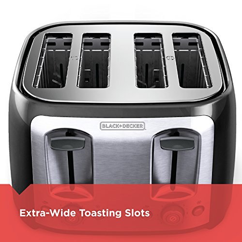 BLACK+DECKER 4-Slice Toaster Review Extra Wide Slots and Bagel Function Tested BLACK+DECKER 4-Slice Toaster Review Extra Wide Slots and Bagel Function Tested