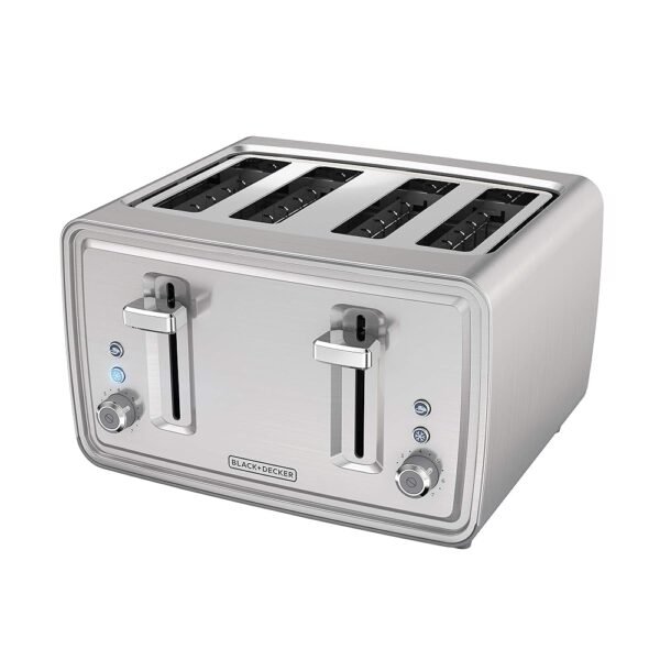 BLACK+DECKER 4-Slice Toaster, Stainless Steel, TR4900SSD BLACK+DECKER 4-Slice Toaster, Stainless Steel, TR4900SSD