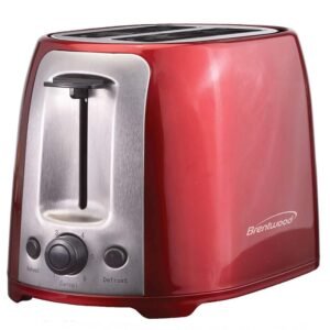 Brentwood TS-292R Cool Touch 2-Slice Extra Wide Slot Toaster, Red Brentwood TS-292R Cool Touch 2-Slice Extra Wide Slot Toaster, Red