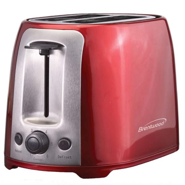 Brentwood TS-292R Cool Touch 2-Slice Extra Wide Slot Toaster, Red Brentwood TS-292R Cool Touch 2-Slice Extra Wide Slot Toaster, Red