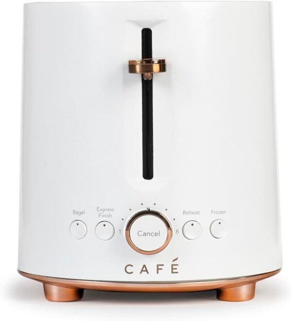 Café Express Finish 2-Slice Toaster | Extra-Wide Slots, Extra Lift for Waffles, Pastries, Texas Toast & More | 4 Pre-Set Functions, 8 Shade Options | Countertop Kitchen... Café Express Finish 2-Slice Toaster | Extra-Wide Slots, Extra Lift for Waffles, Pastries, Texas Toast & More | 4 Pre-Set Functions, 8 Shade Options | Countertop Kitchen...
