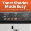 Chefman Smart Touch 2 Slice Toaster Review Perfect Crispness with 6 Shade Settings Chefman Smart Touch 2 Slice Toaster Review Perfect Crispness with 6 Shade Settings