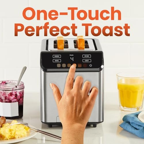 Chefman Smart Touch 2 Slice Toaster Review Perfect Crispness with 6 Shade Settings Chefman Smart Touch 2 Slice Toaster Review Perfect Crispness with 6 Shade Settings