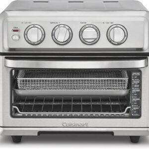 Cuisinart Air Fryer + Convection Toaster Oven, 8-1 Oven with Bake, Grill, Broil & Warm Options, Stainless Steel, TOA-70 Cuisinart Air Fryer + Convection Toaster Oven, 8-1 Oven with Bake, Grill, Broil & Warm Options, Stainless Steel, TOA-70