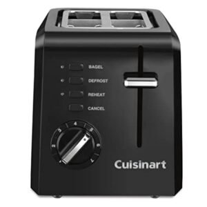 Cuisinart CPT-122BK 2-Slice Compact Plastic Toaster, Black Cuisinart CPT-122BK 2-Slice Compact Plastic Toaster, Black
