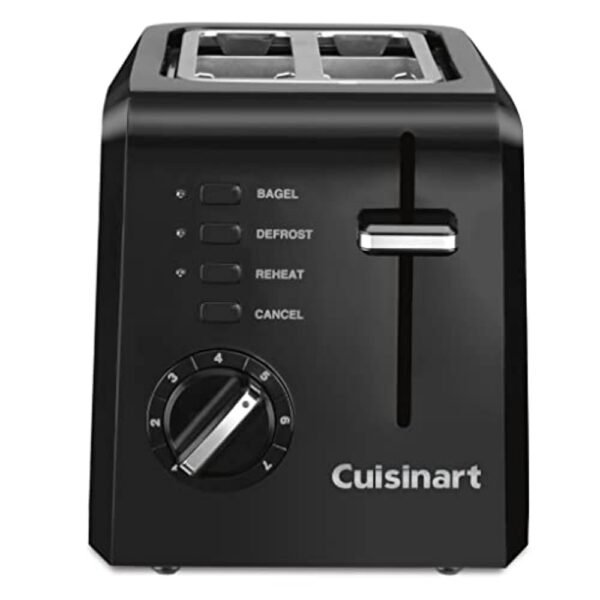 Cuisinart CPT-122BK 2-Slice Compact Plastic Toaster, Black Cuisinart CPT-122BK 2-Slice Compact Plastic Toaster, Black