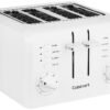 Cuisinart CPT-142P1 4-Slice Compact Plastic Toaster, White Cuisinart CPT-142P1 4-Slice Compact Plastic Toaster, White