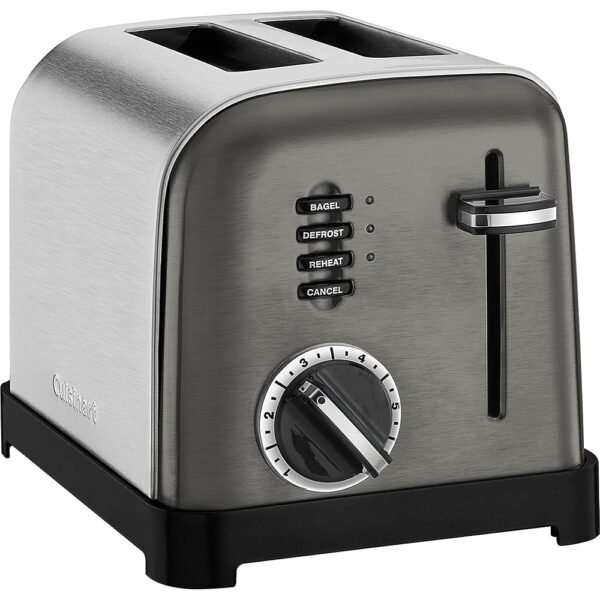 Cuisinart CPT-160BKS 2-Slice Metal Classic Toaster, Stainless Steel/Black Cuisinart CPT-160BKS 2-Slice Metal Classic Toaster, Stainless Steel/Black