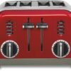 Cuisinart CPT-180MRP1 Metal Classic 4-Slice Toaster, Metallic Red Cuisinart CPT-180MRP1 Metal Classic 4-Slice Toaster, Metallic Red