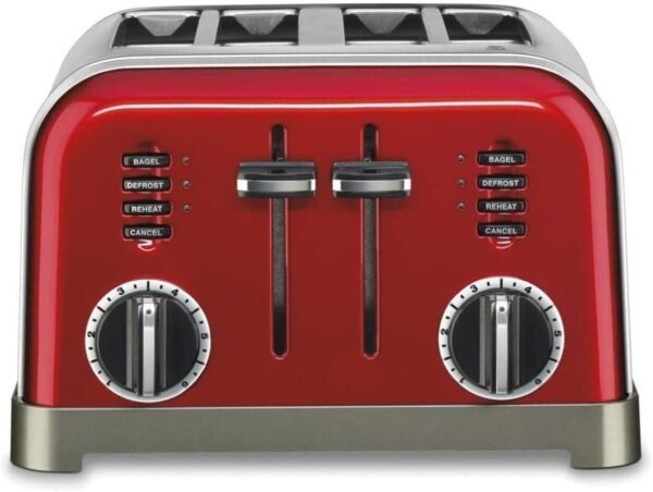 Cuisinart CPT-180MRP1 Metal Classic 4-Slice Toaster, Metallic Red Cuisinart CPT-180MRP1 Metal Classic 4-Slice Toaster, Metallic Red