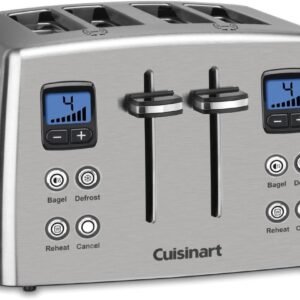Cuisinart CPT-435P1 4-Slice Countdown Motorized Toaster, Stainless Steel Cuisinart CPT-435P1 4-Slice Countdown Motorized Toaster, Stainless Steel