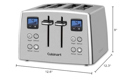 Cuisinart CPT-435P1 4-Slice Toaster Review Digital Countdown and Versatile Functions