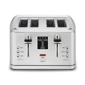 Cuisinart CPT-740 4-Slice Digital MemorySet Toaster, Stainless Steel, Silver Cuisinart CPT-740 4-Slice Digital MemorySet Toaster, Stainless Steel, Silver