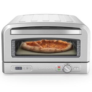 Cuisinart Indoor Pizza Oven – Bake 12” Pizzas in Minutes – Portable Countertop Pizza Oven – Stainless Steel - CPZ-120 Cuisinart Indoor Pizza Oven – Bake 12” Pizzas in Minutes – Portable Countertop Pizza Oven – Stainless Steel - CPZ-120