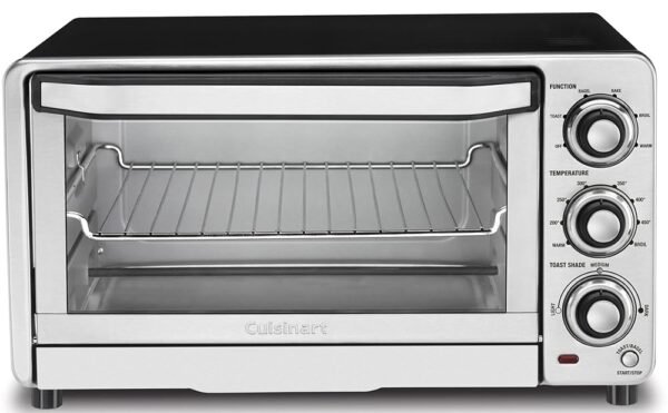 Cuisinart TOB-40N Custom Classic Toaster Oven Broiler, Brushed Stainless and Black Cuisinart TOB-40N Custom Classic Toaster Oven Broiler, Brushed Stainless and Black