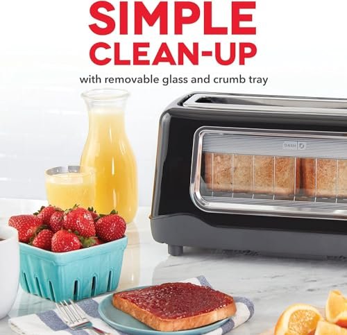 DASH Clear View Toaster Review Perfect Browning and Extra-Wide Slots for Bagels DASH Clear View Toaster Review Perfect Browning and Extra-Wide Slots for Bagels