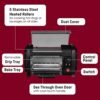 Elite Gourmet Hot Dog Toaster Oven Review Stainless Steel Rollers and 30-Min Timer Performance Elite Gourmet Hot Dog Toaster Oven Review Stainless Steel Rollers and 30-Min Timer Performance