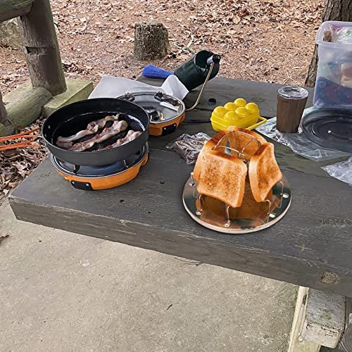 EZYoutdoor Camping Toaster Review Portable Stainless Steel 4-Slice Gas Stove Toast Rack EZYoutdoor Camping Toaster Review Portable Stainless Steel 4-Slice Gas Stove Toast Rack