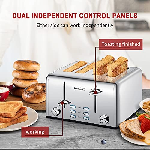 Geek Chef 4 Slice Toaster Review Exploring Wide Slots and Dual Control Features Geek Chef 4 Slice Toaster Review Exploring Wide Slots and Dual Control Features