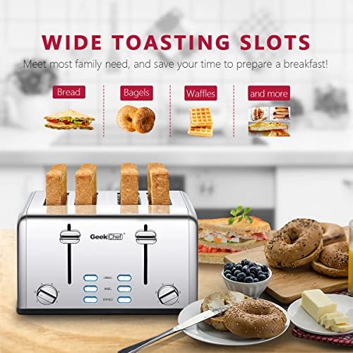 Geek Chef 4 Slice Toaster Review Exploring Wide Slots and Dual Control Features Geek Chef 4 Slice Toaster Review Exploring Wide Slots and Dual Control Features