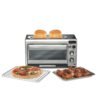 Hamilton Beach 2-in-1 Countertop Toaster Oven and Long Slot 2 Slice Toaster, 60 Minute Timer and Automatic Shut Off, Shade Selector, Stainless Steel (31156) Hamilton Beach 2-in-1 Countertop Toaster Oven and Long Slot 2 Slice Toaster, 60 Minute Timer and Automatic Shut Off, Shade Selector, Stainless Steel (31156)
