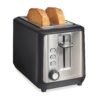 Hamilton Beach Gourmet 2 Slice Slot Toaster with Extra Long & Wide Slots, Sure-Toast Technology, Shade Selector, Bagel Setting, Matte Black and Stainless Steel (22996) Hamilton Beach Gourmet 2 Slice Slot Toaster with Extra Long & Wide Slots, Sure-Toast Technology, Shade Selector, Bagel Setting, Matte Black and Stainless Steel (22996)