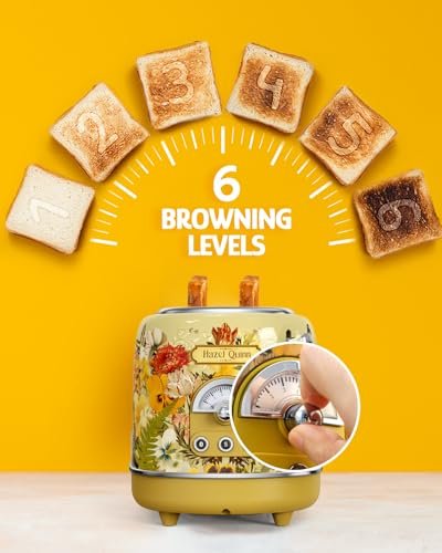 Hazel Quinn Retro 2 Slice Toaster Review with Wide Slots and 6 Browning Levels Hazel Quinn Retro 2 Slice Toaster Review with Wide Slots and 6 Browning Levels